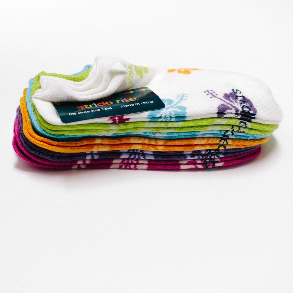NWT Stride Rite multicolored socks, bundle of 4 - Picture 4 of 7